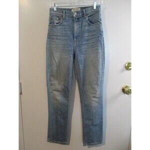 Reformation Womens Sz 27 Stevie Ultra High Rise Jeans Malta Medium Wash